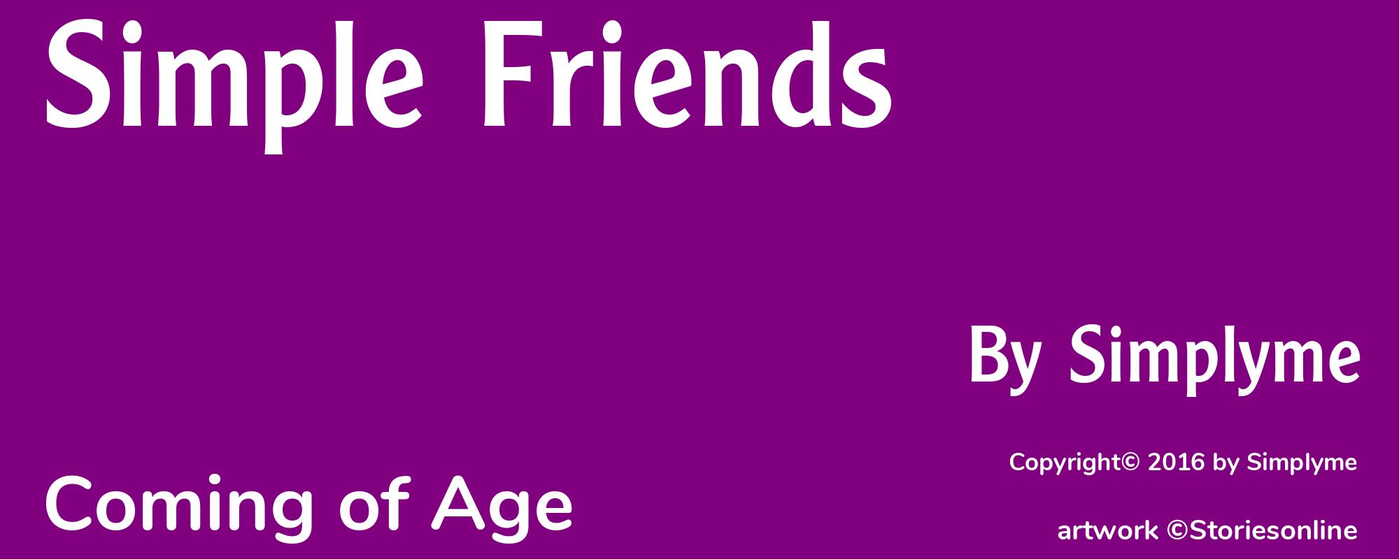 Simple Friends - Cover
