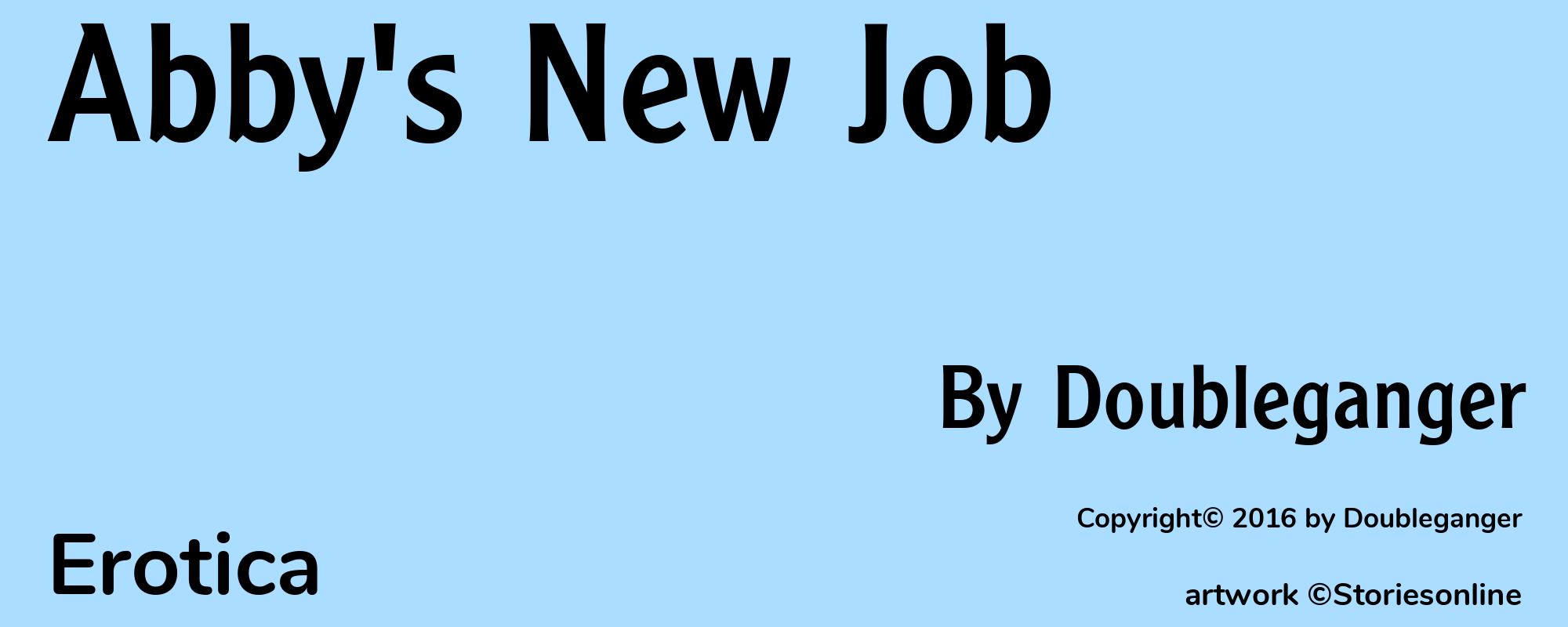Abby's New Job - Cover