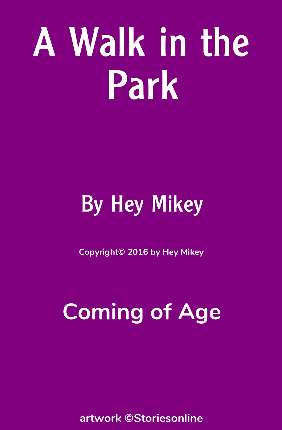 A Walk in the Park - Coming of Age Sex Story