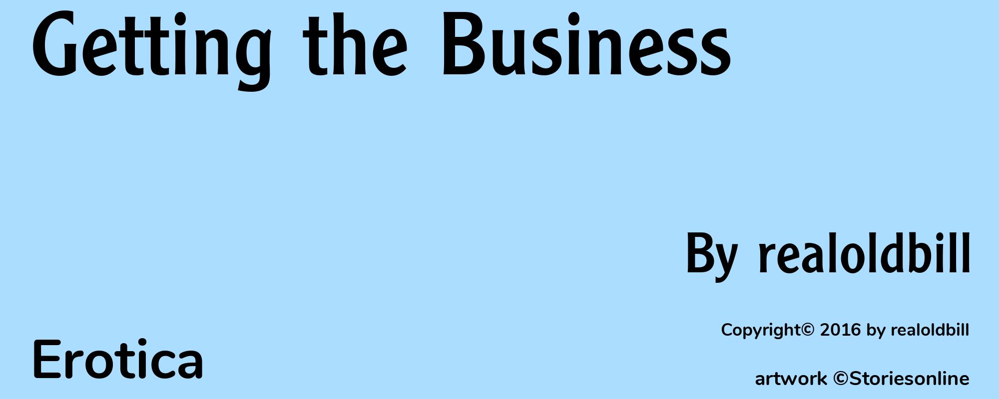 Getting the Business - Cover