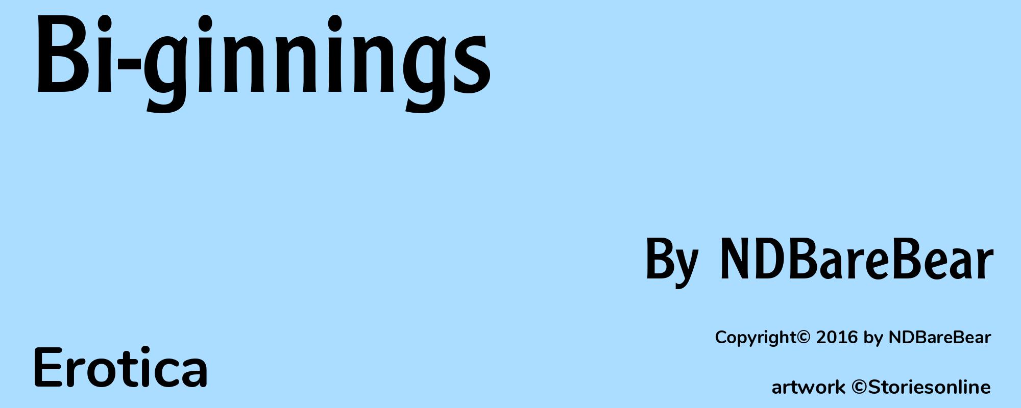 Bi-ginnings - Cover