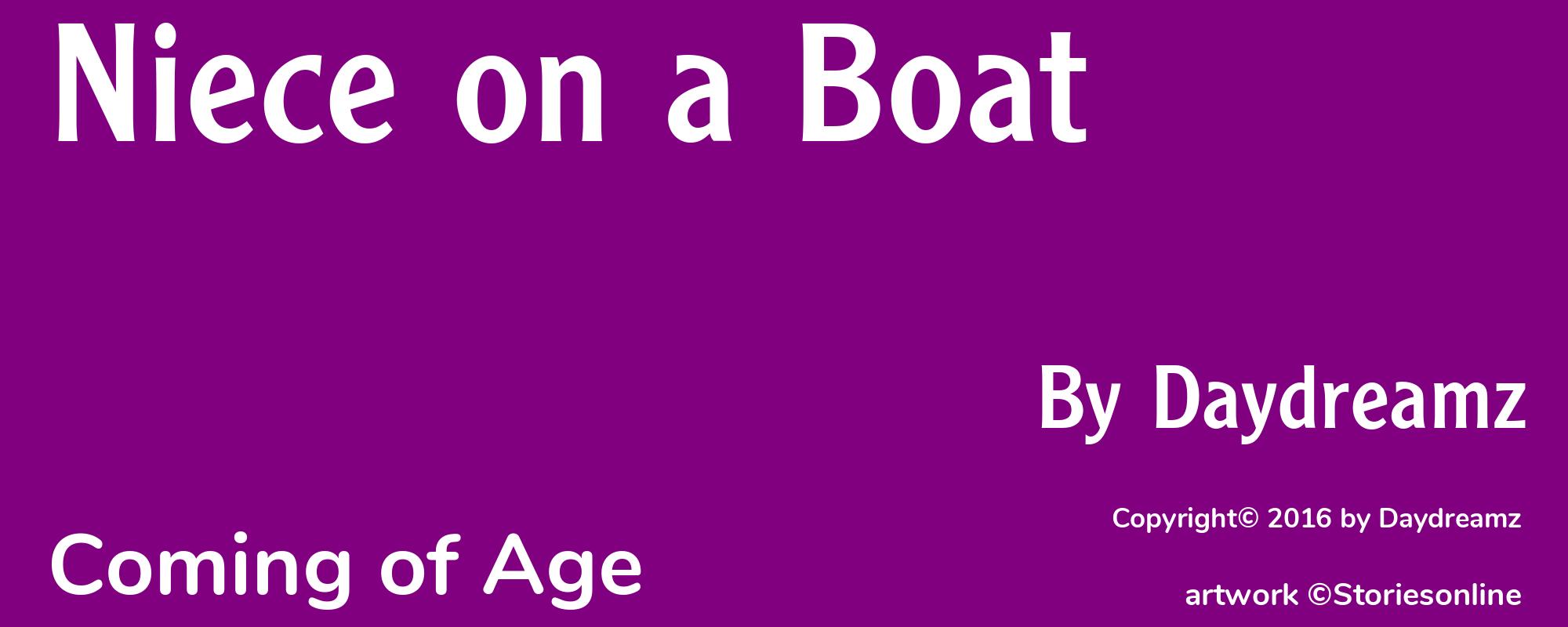 Niece on a Boat - Cover