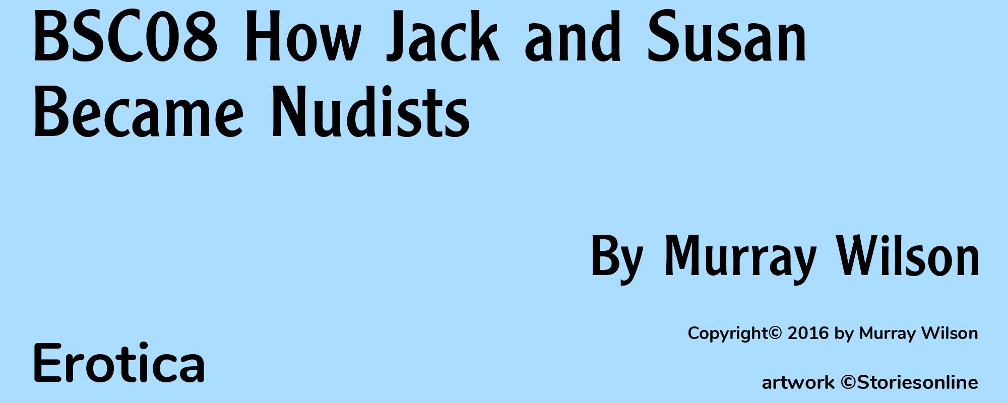 BSC08 How Jack and Susan Became Nudists - Cover
