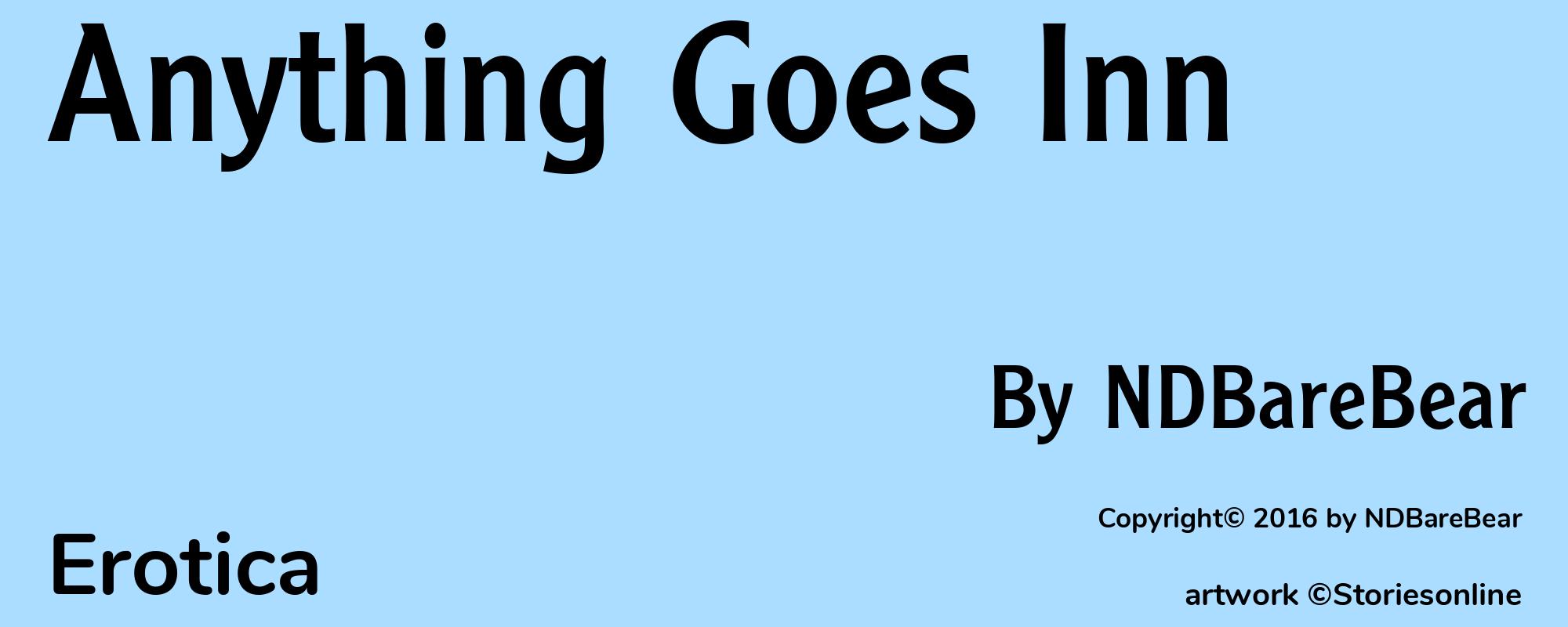 Anything Goes Inn - Cover