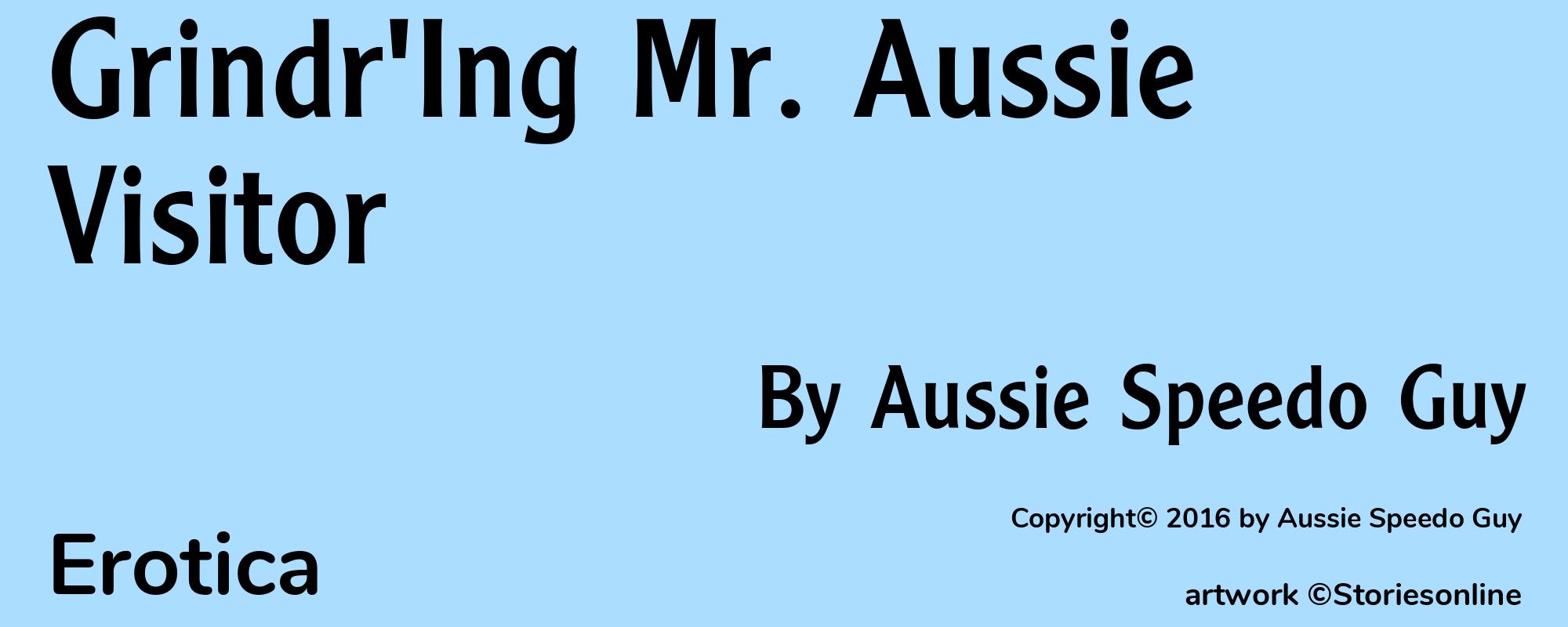 Grindr'Ing Mr. Aussie Visitor - Cover