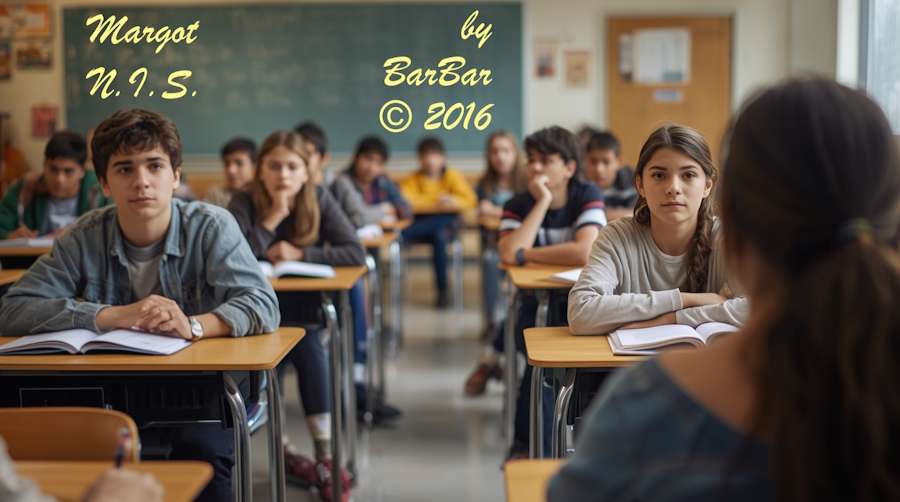 Margot Naked in School - Cover