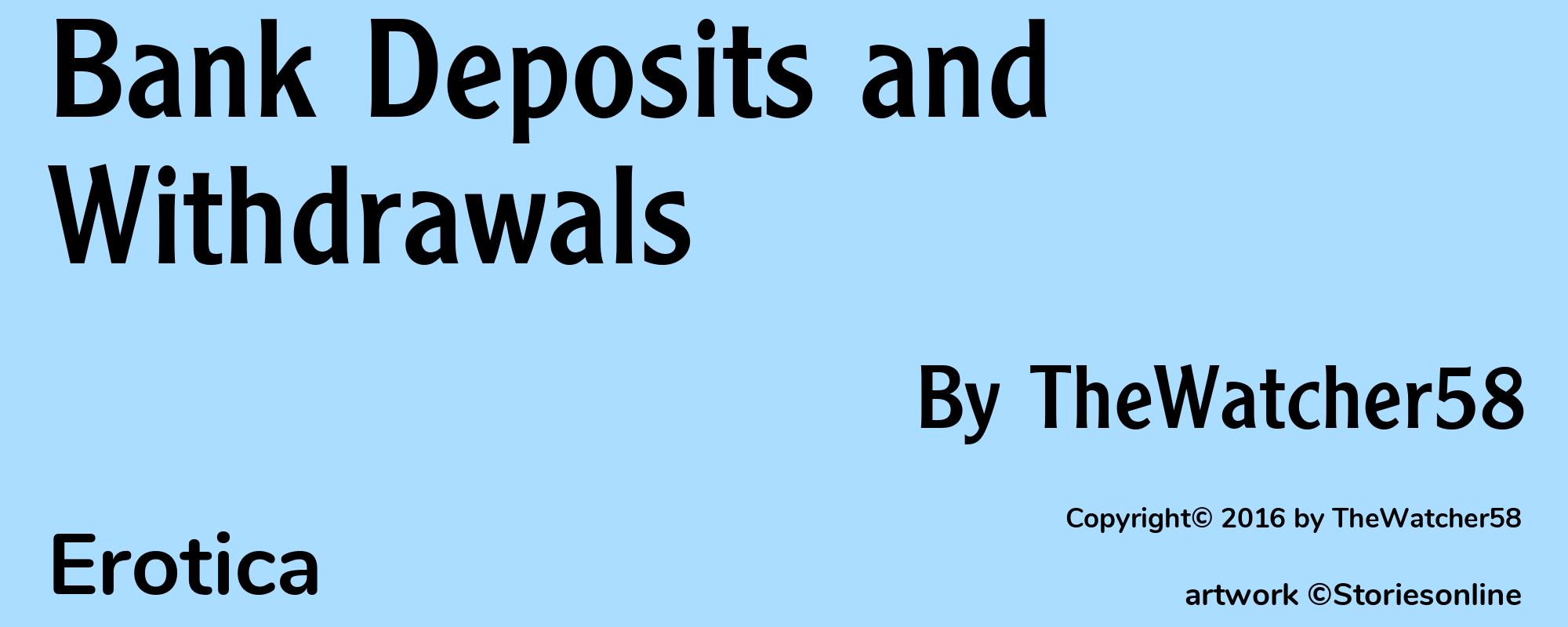Bank Deposits and Withdrawals - Cover