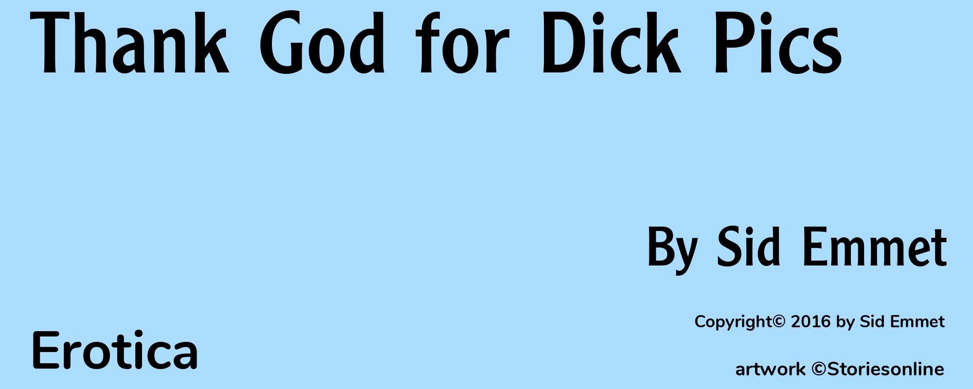 Thank God for Dick Pics - Cover