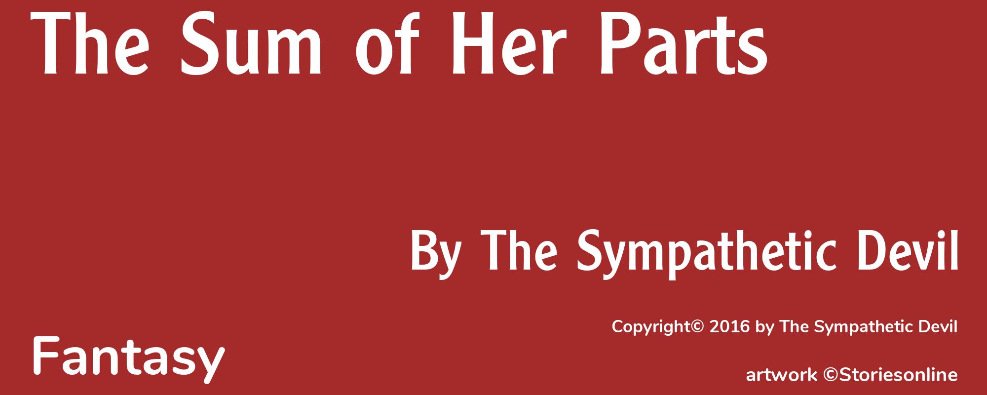 The Sum of Her Parts - Cover