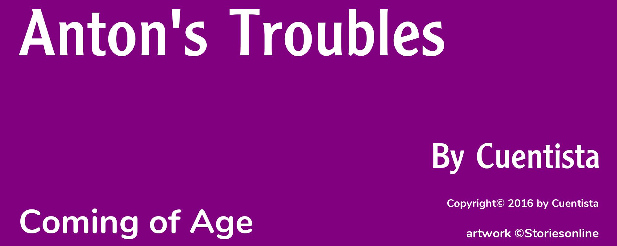 Anton's Troubles - Cover