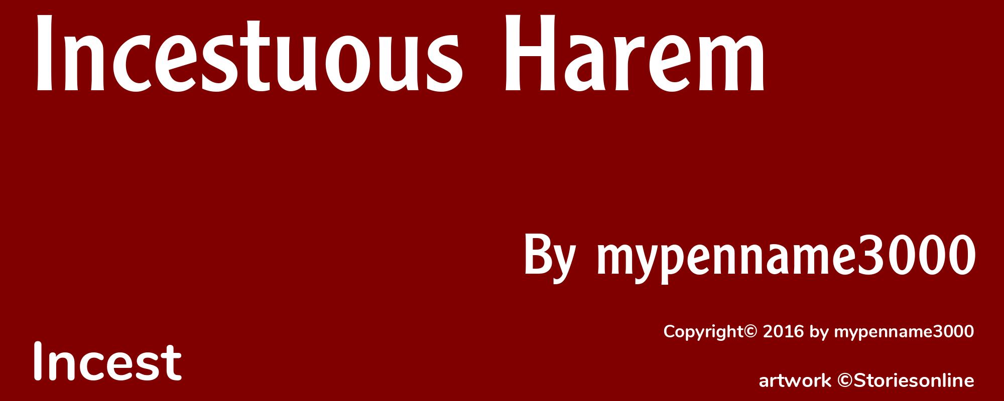 Incestuous Harem - Cover