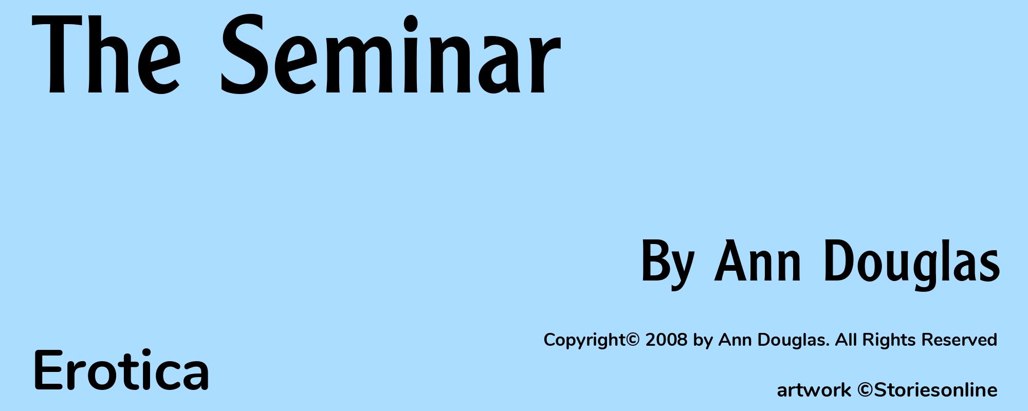 The Seminar - Cover