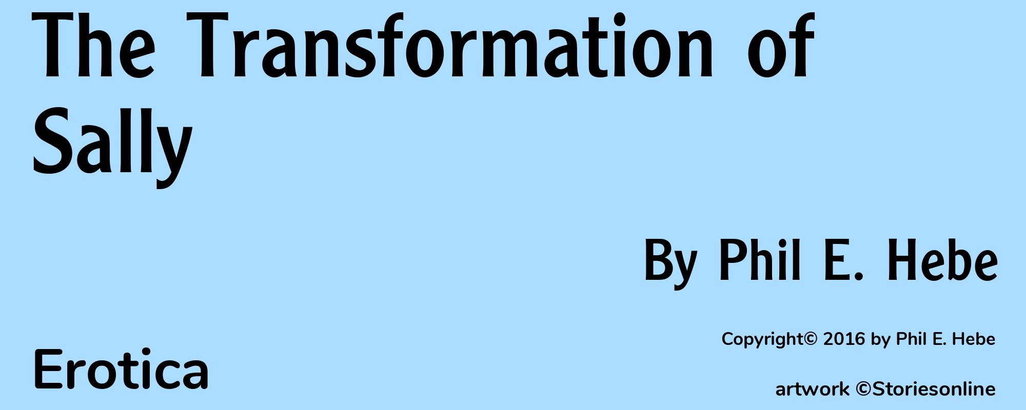 The Transformation of Sally - Cover