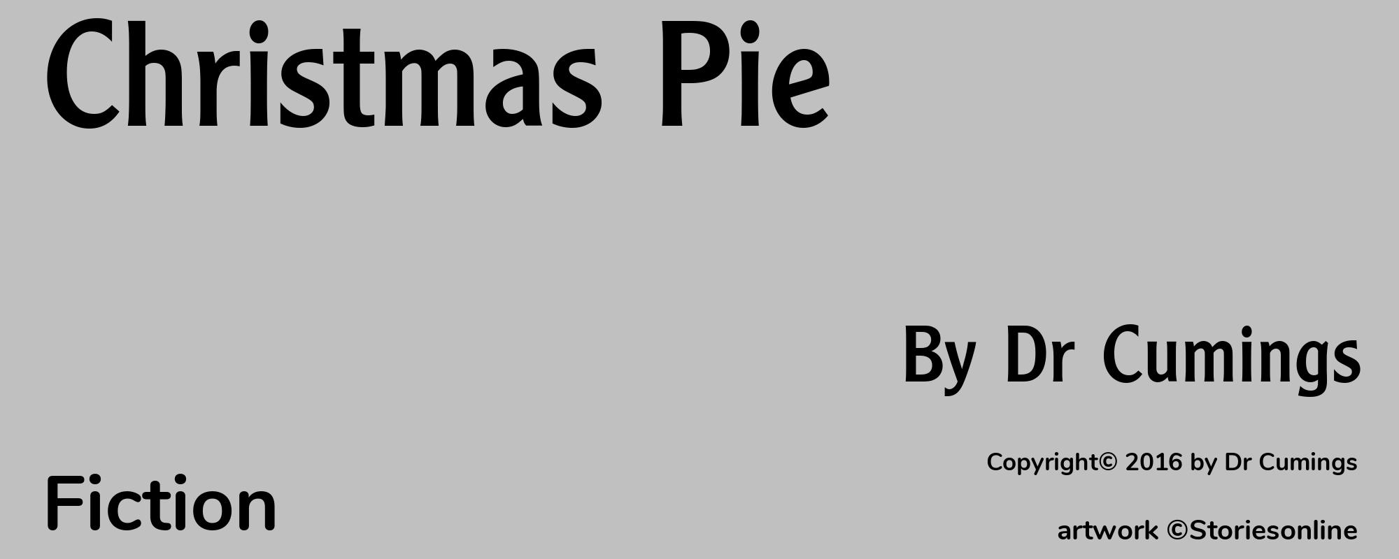 Christmas Pie - Cover
