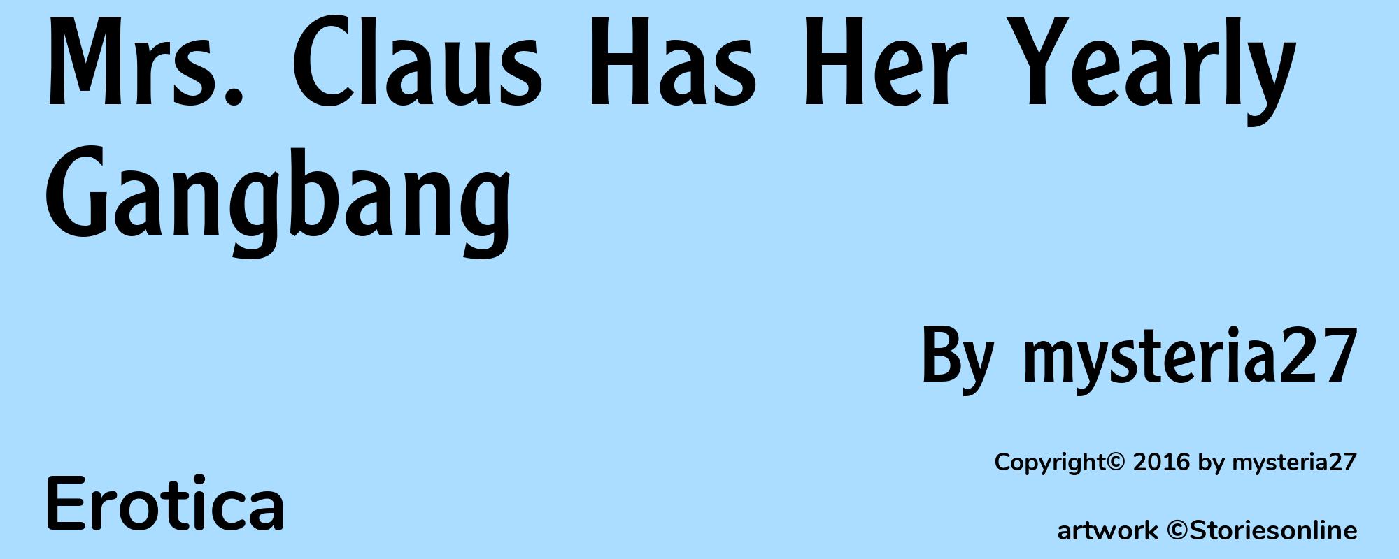 Mrs. Claus Has Her Yearly Gangbang - Cover