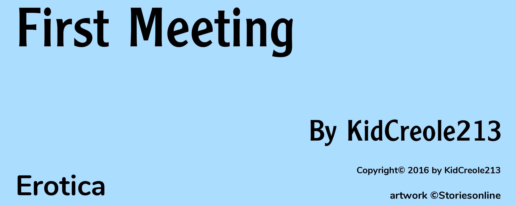 First Meeting - Cover
