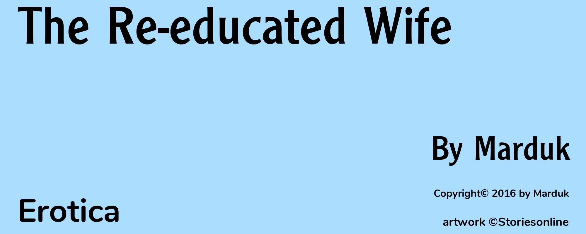 The Re-educated Wife - Cover