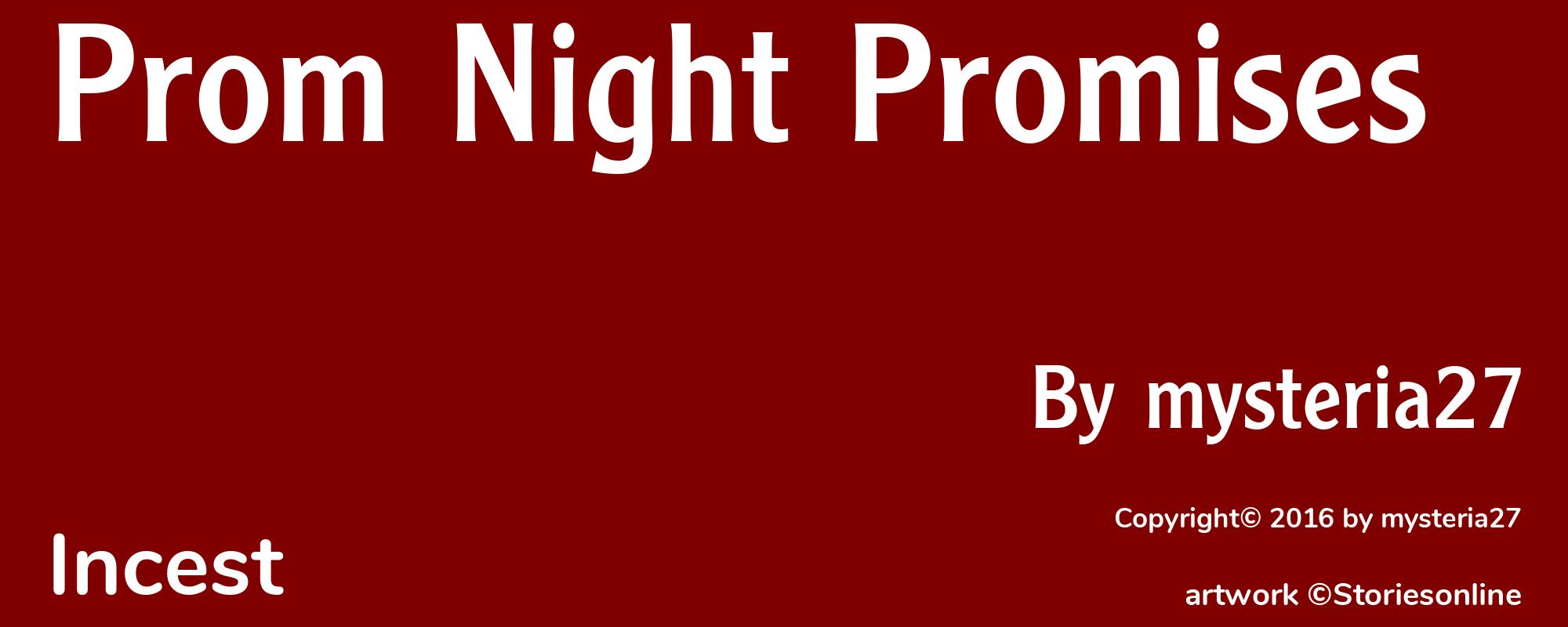 Prom Night Promises - Cover