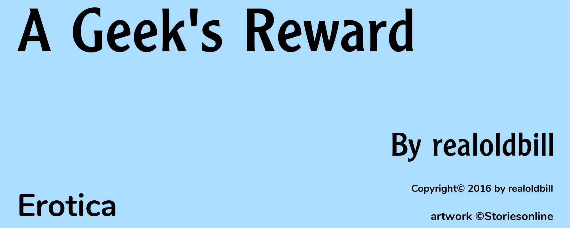 A Geek's Reward - Cover