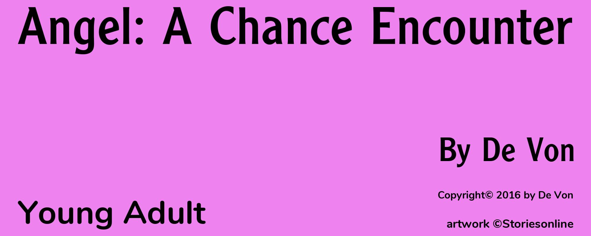 Angel: A Chance Encounter - Cover