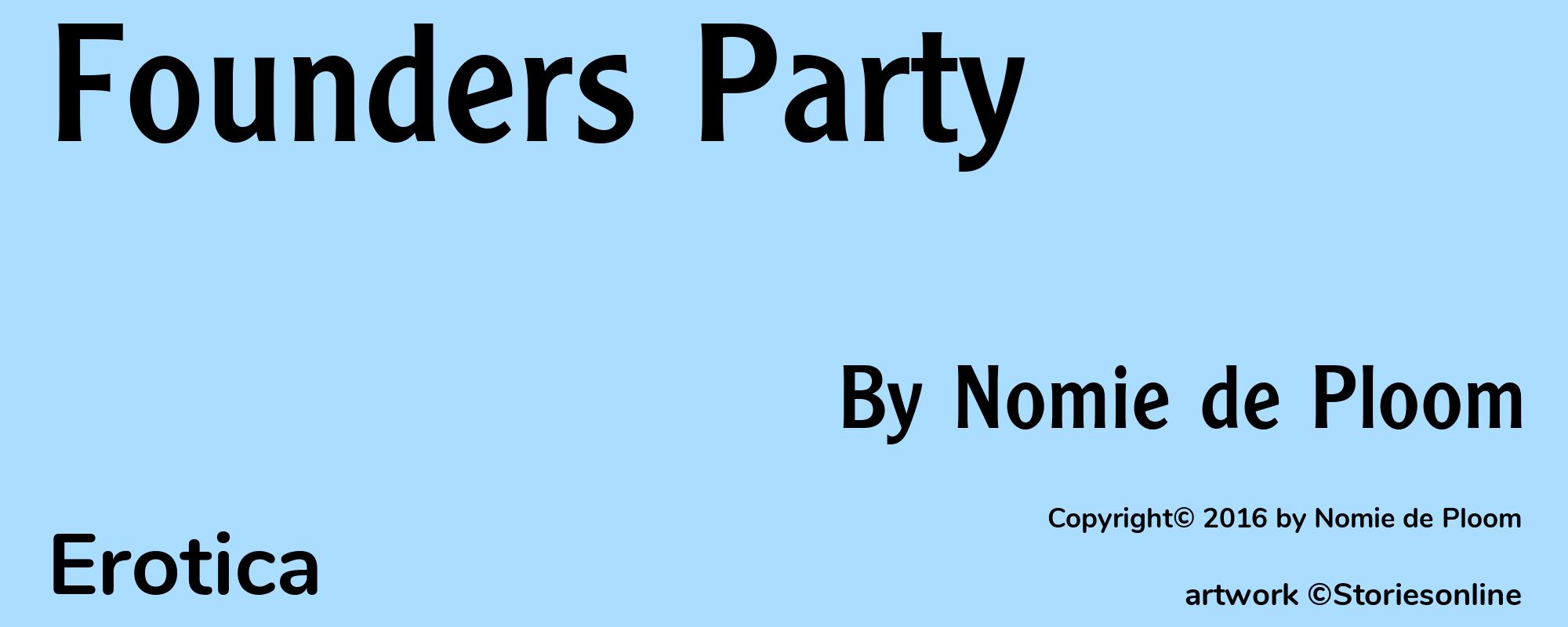 Founders Party - Cover