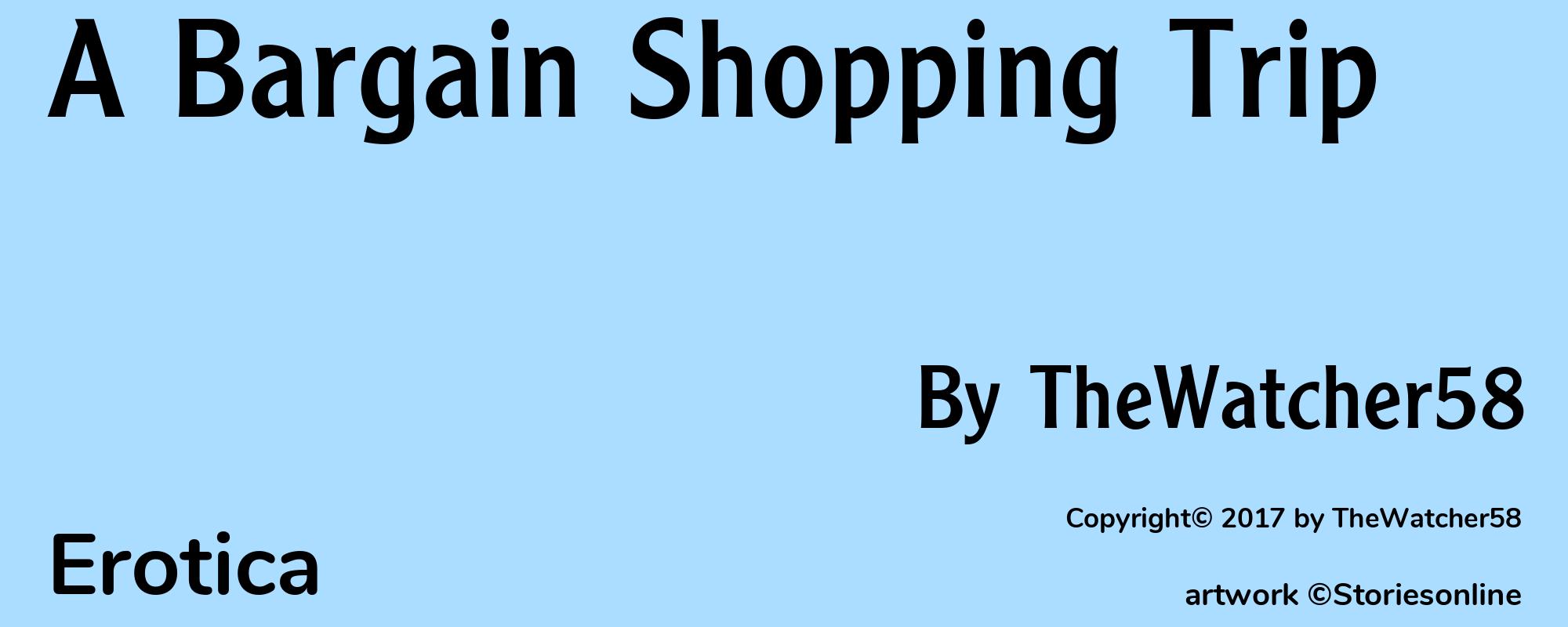 A Bargain Shopping Trip - Cover