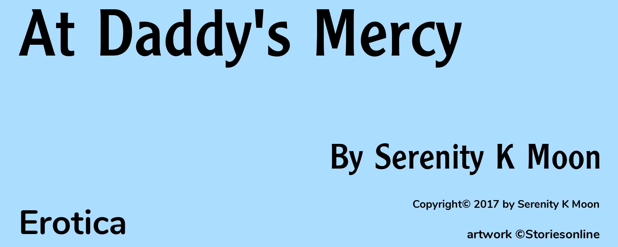 At Daddy's Mercy - Cover