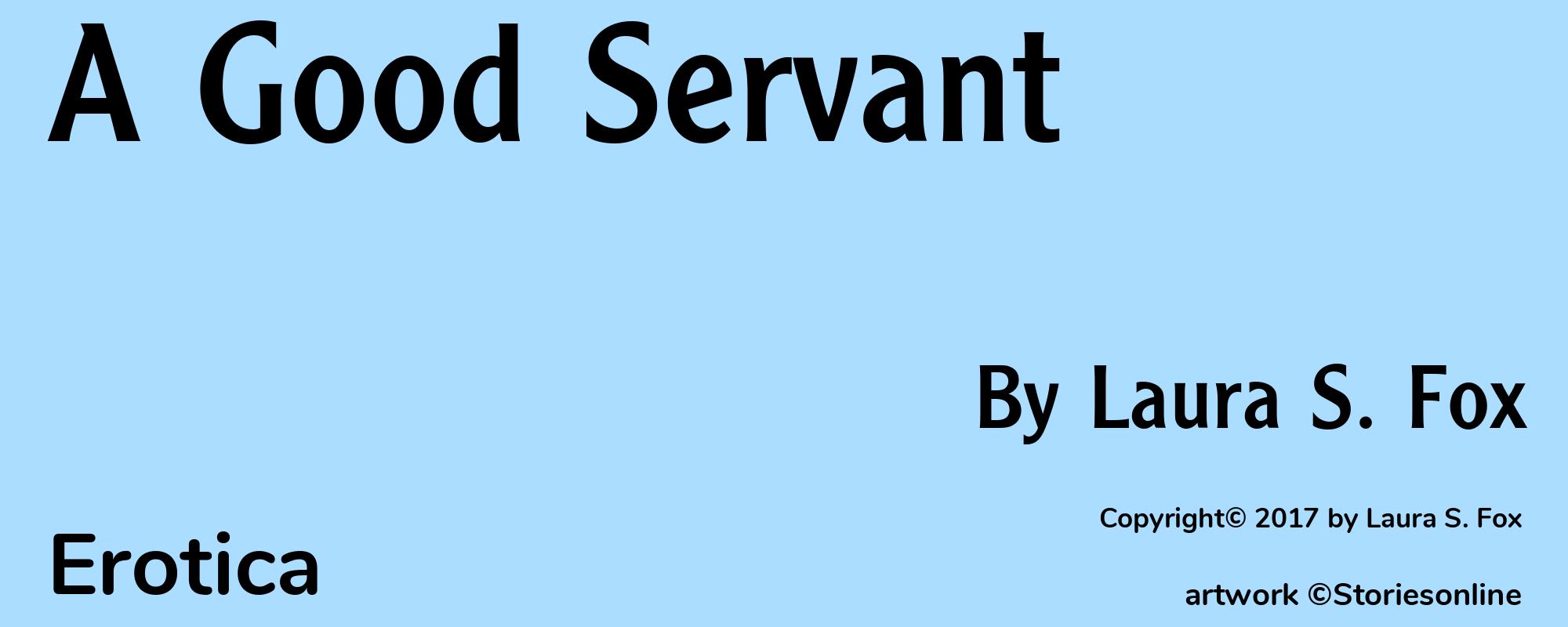 A Good Servant - Cover