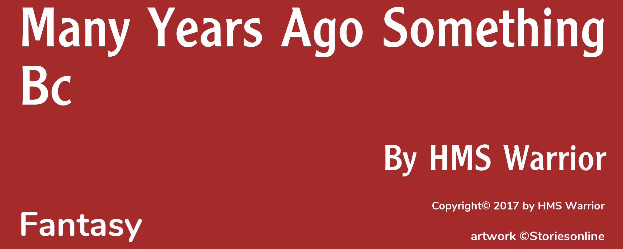 Many Years Ago Something Bc - Cover