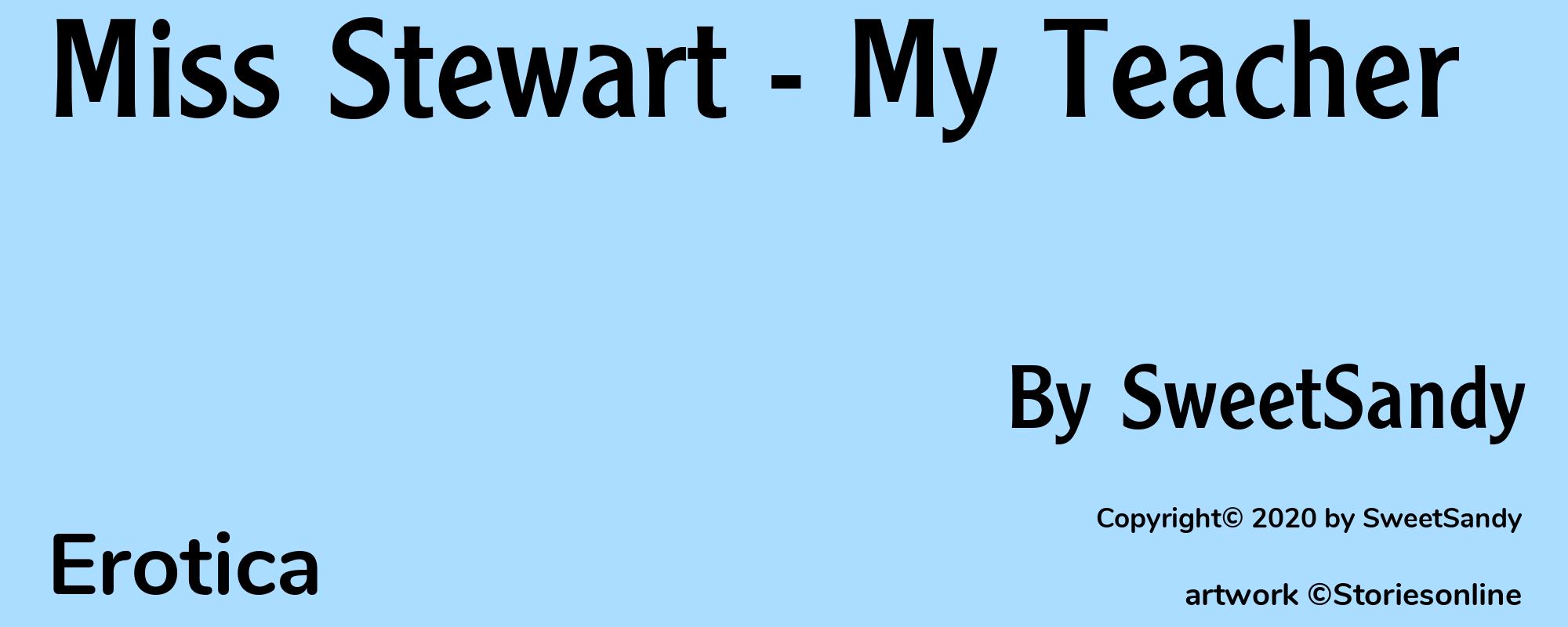 Miss Stewart - My Teacher - Cover