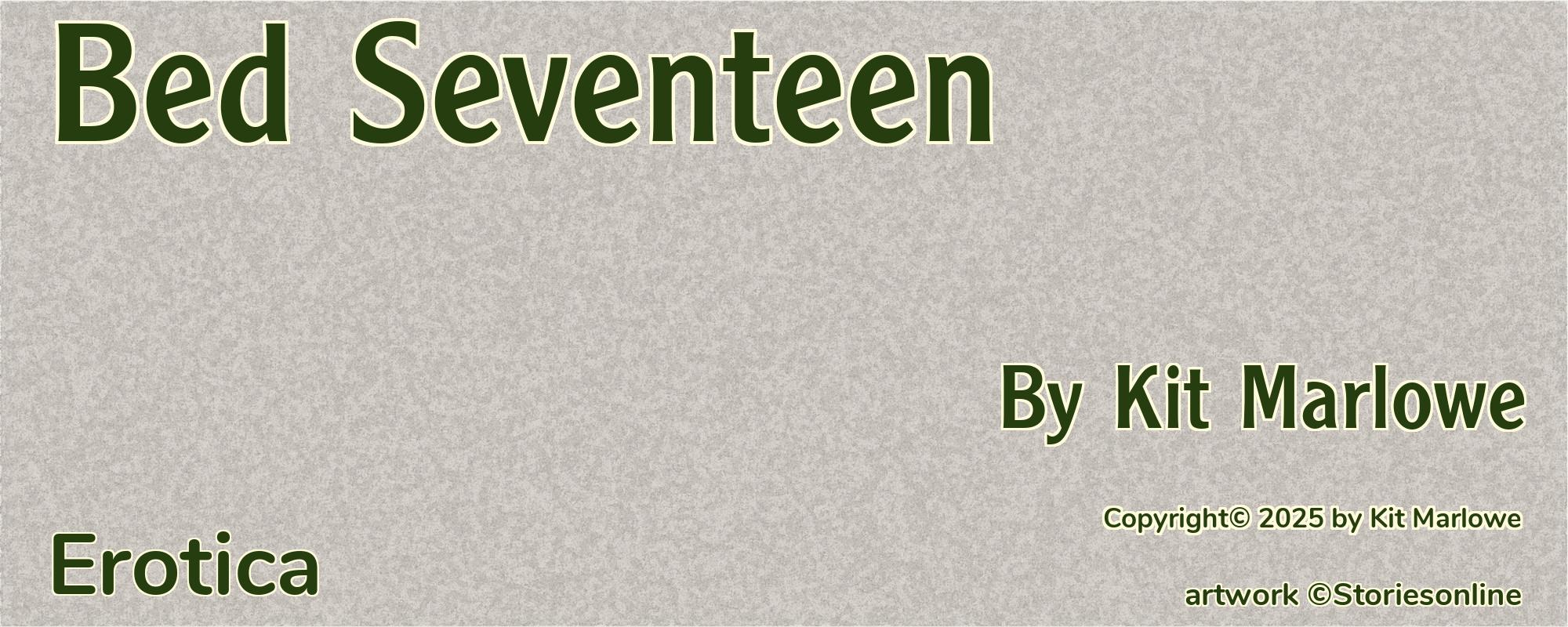 Bed Seventeen - Cover