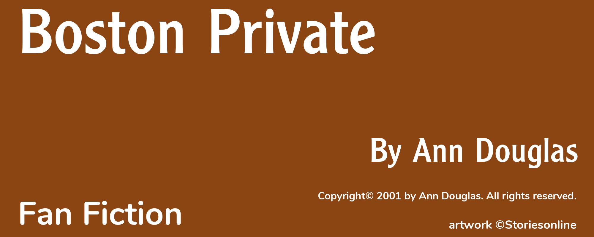 Boston Private - Cover