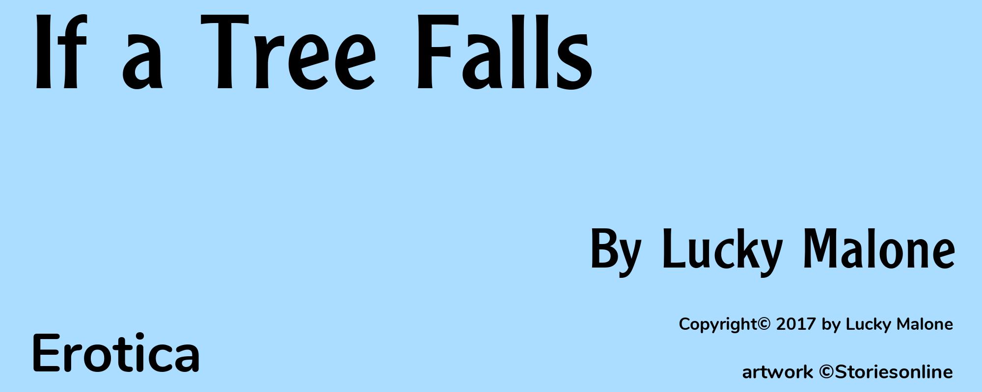 If a Tree Falls - Cover