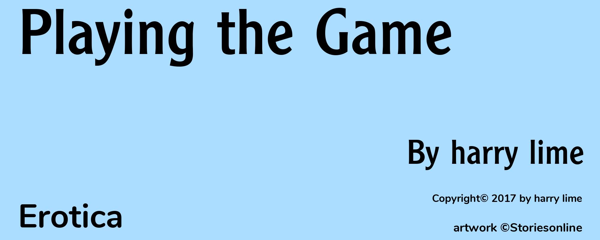 Playing the Game - Cover
