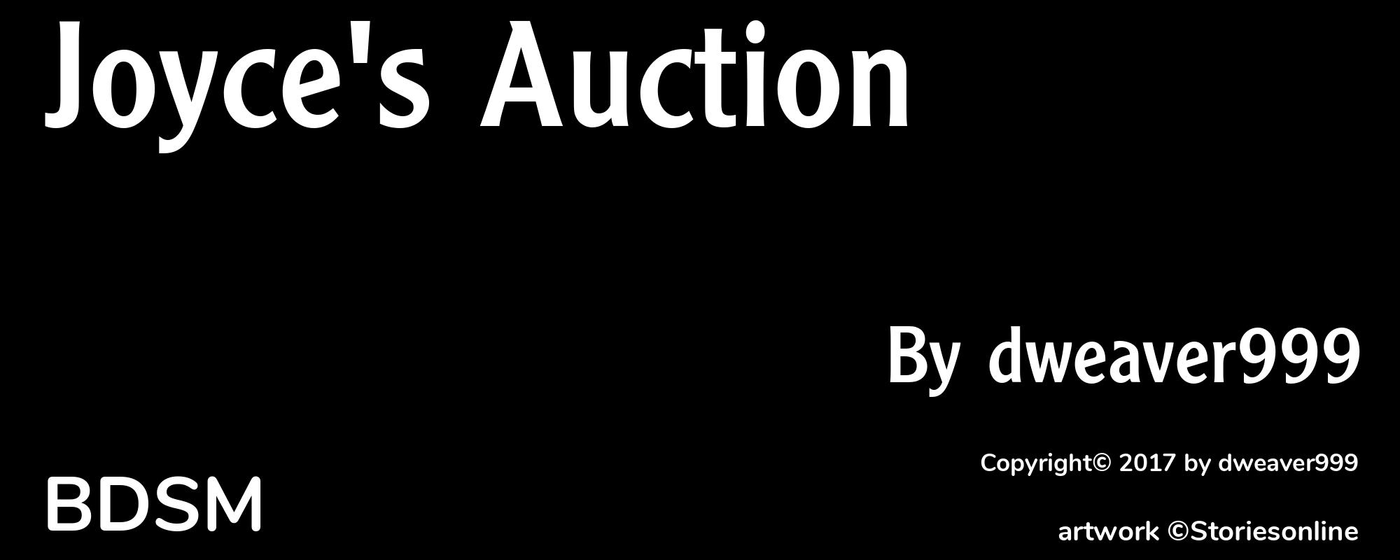 Joyce's Auction - Cover