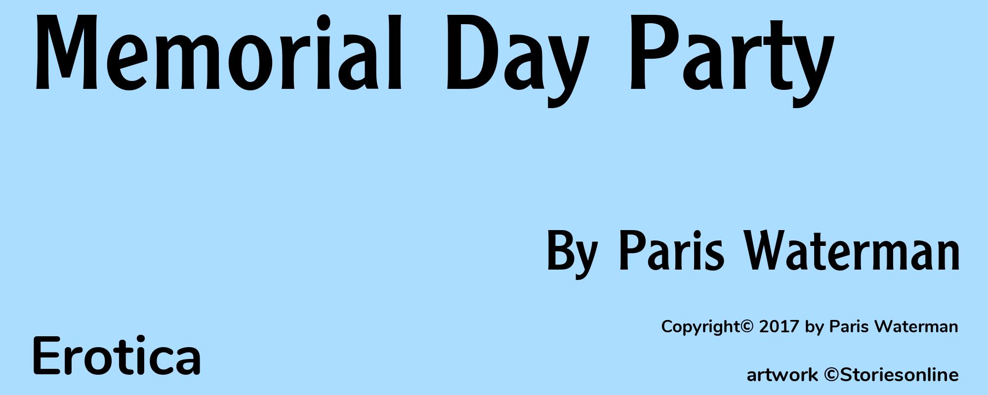 Memorial Day Party - Cover