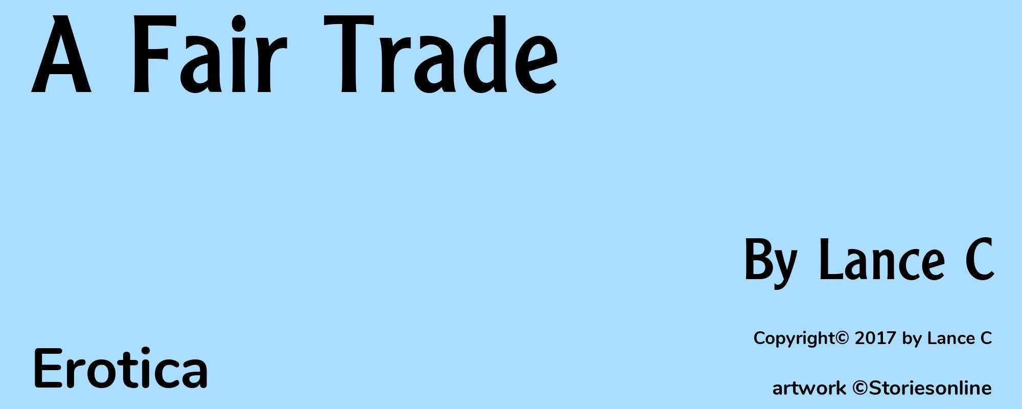 A Fair Trade - Cover