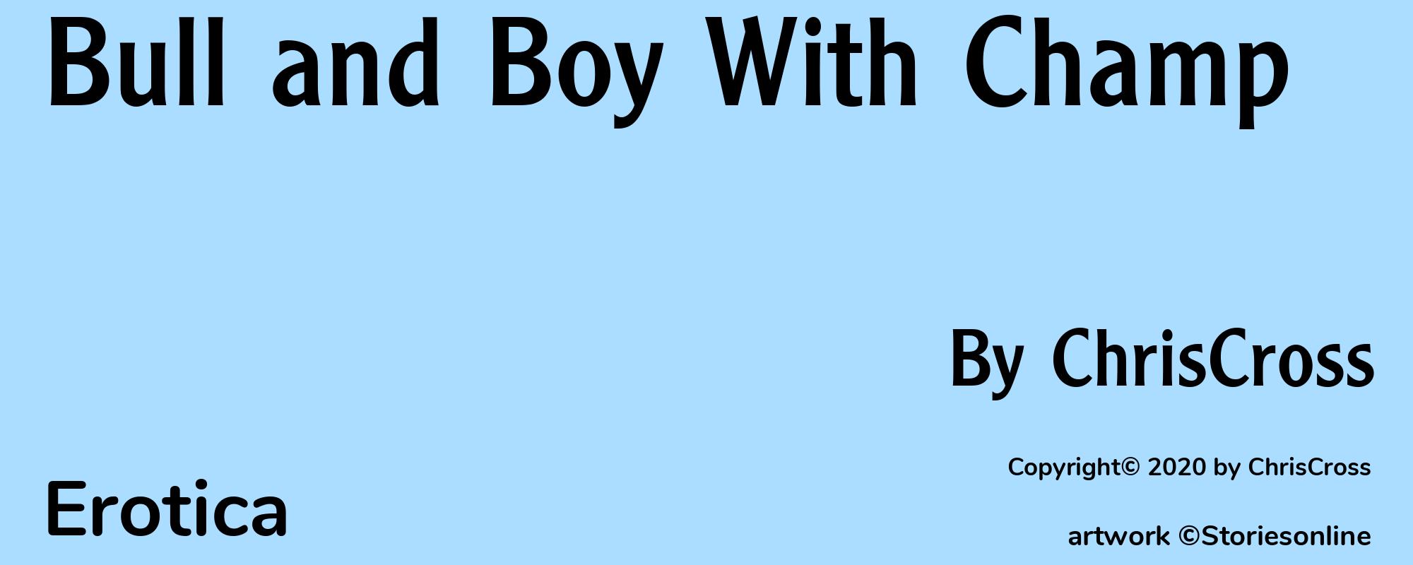 Bull and Boy With Champ - Cover