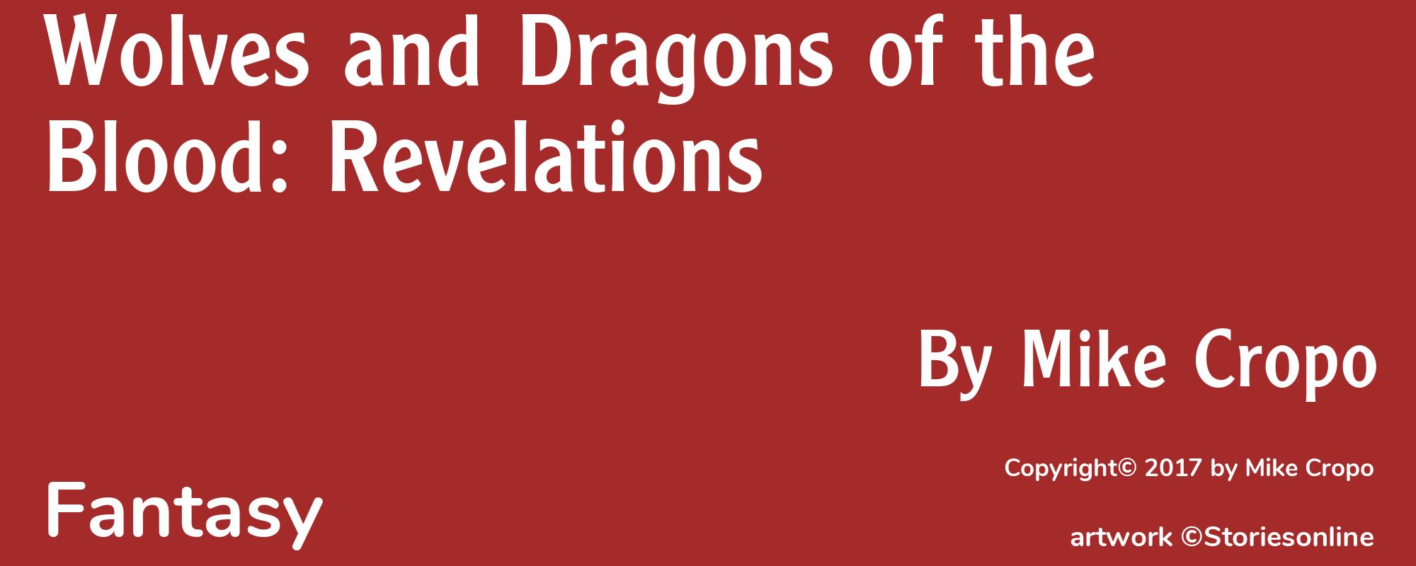 Wolves and Dragons of the Blood: Revelations - Cover