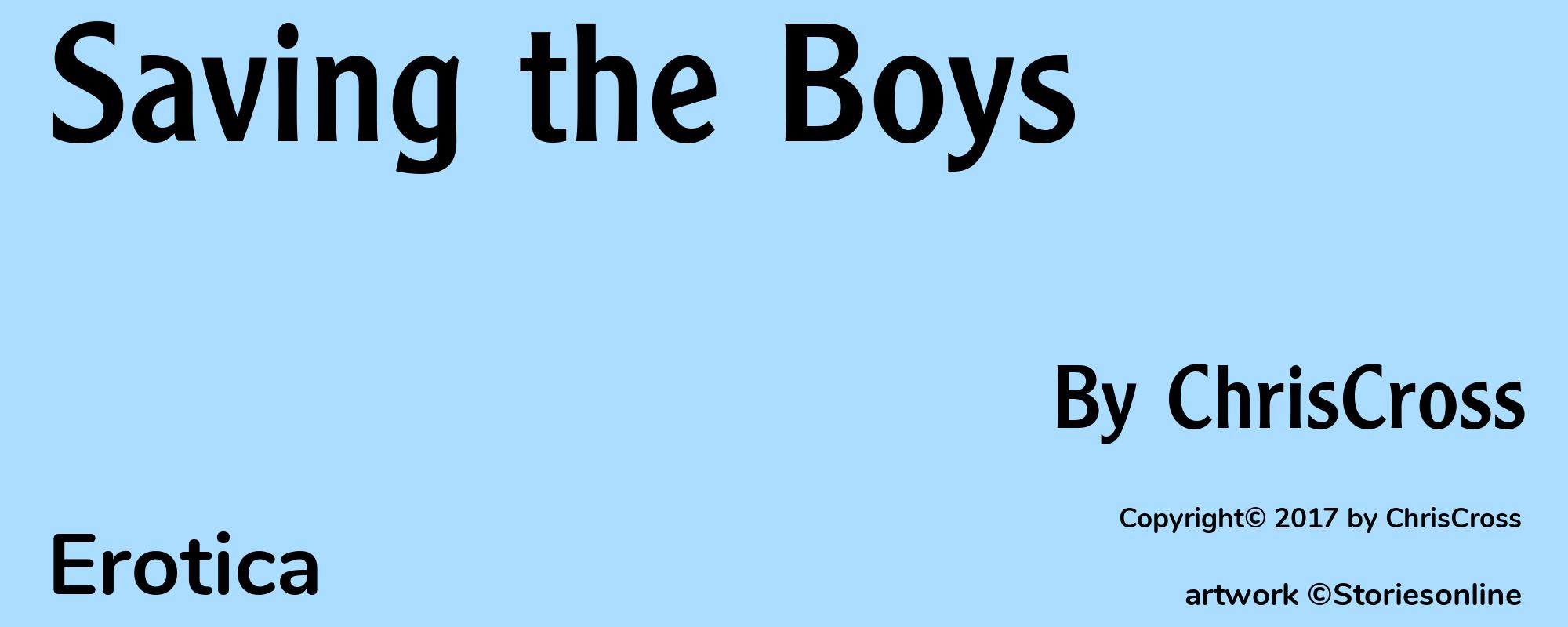 Saving the Boys - Cover
