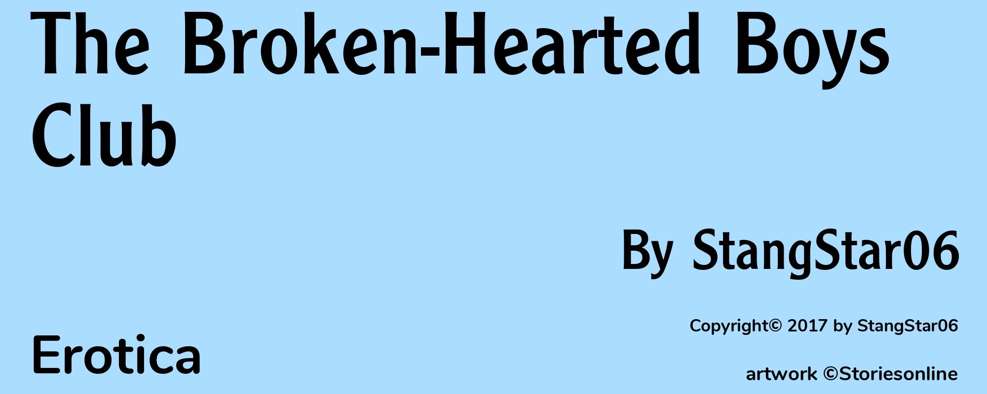 The Broken-Hearted Boys Club - Cover