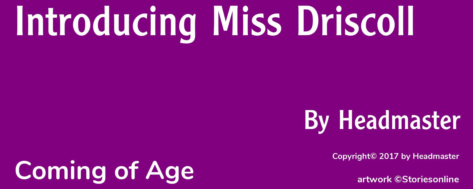 Introducing Miss Driscoll - Cover