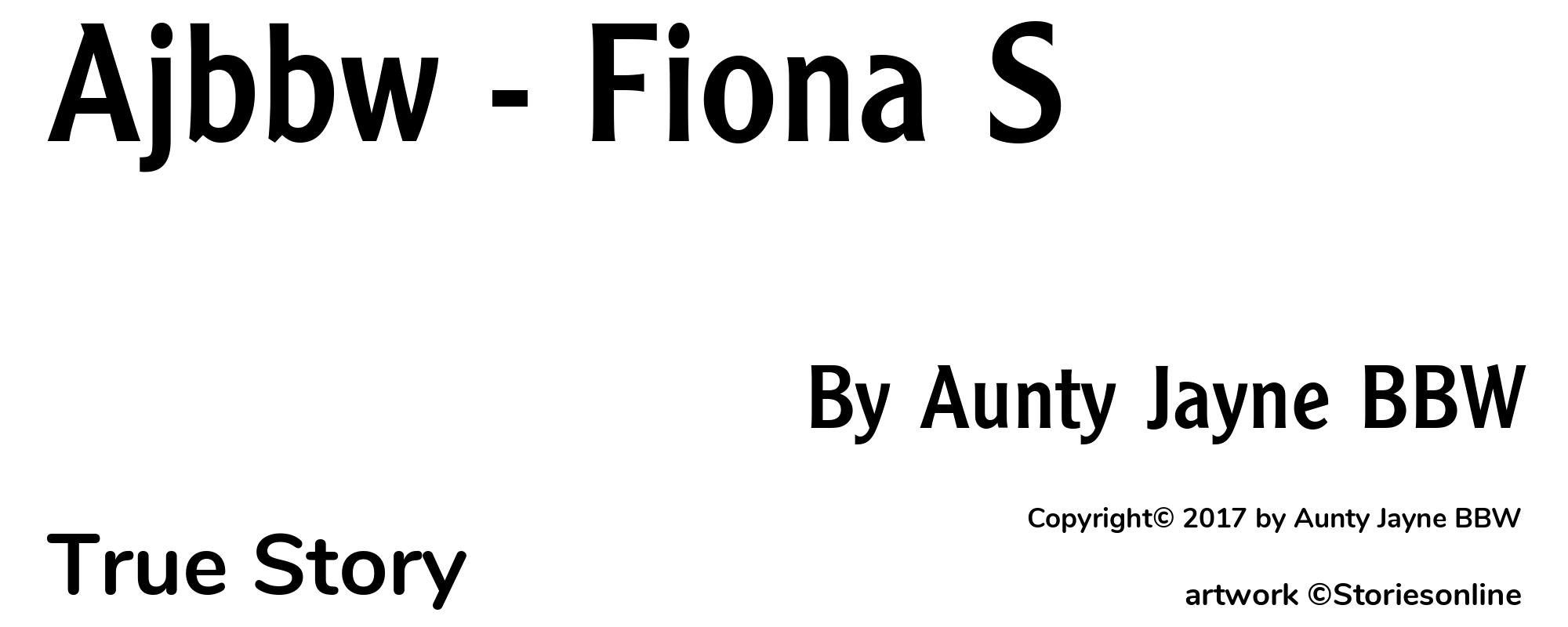 Ajbbw - Fiona S - Cover