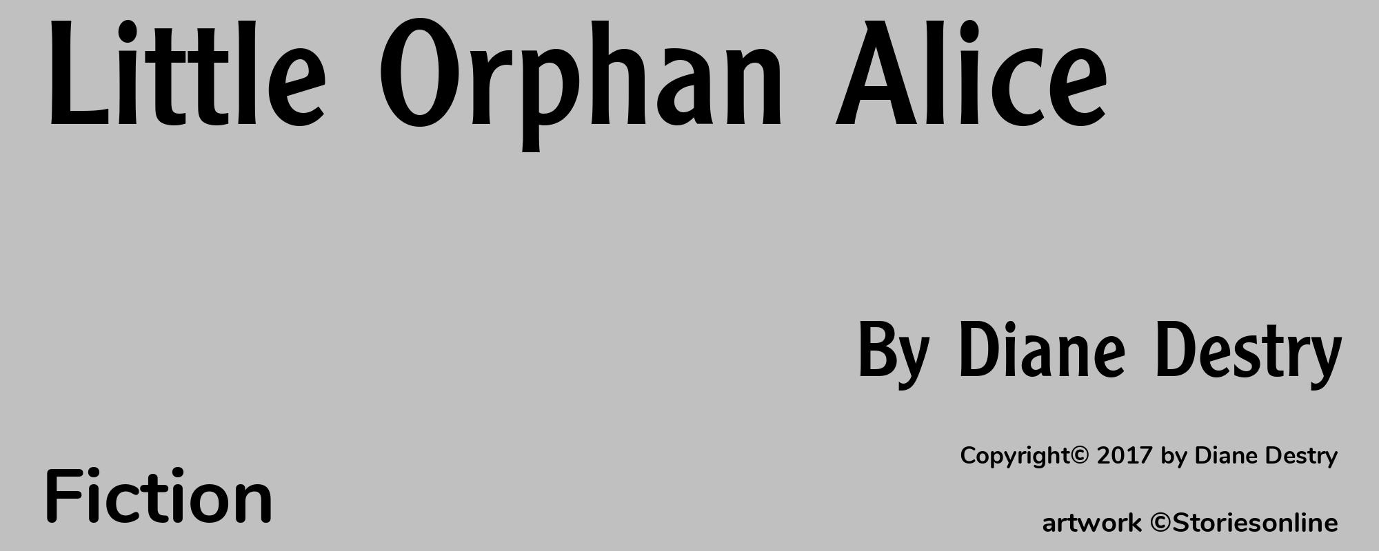 Little Orphan Alice - Cover