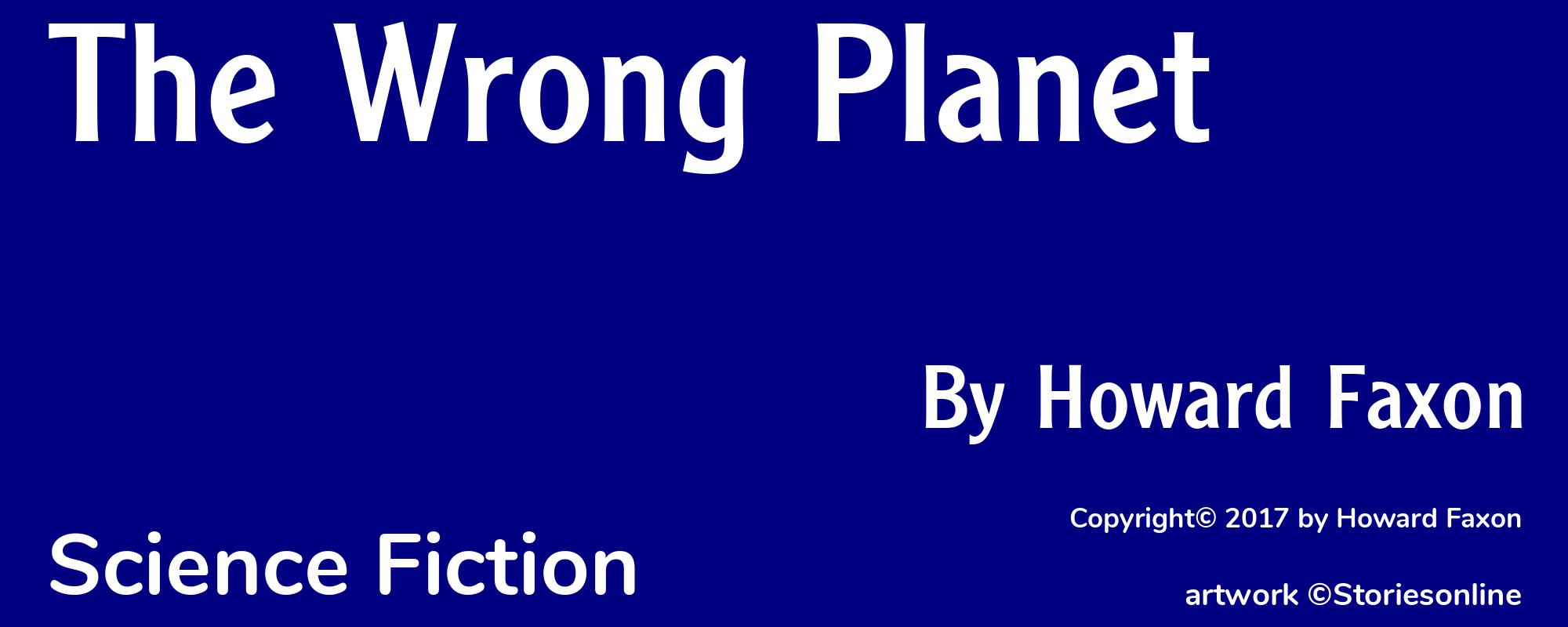 The Wrong Planet - Cover