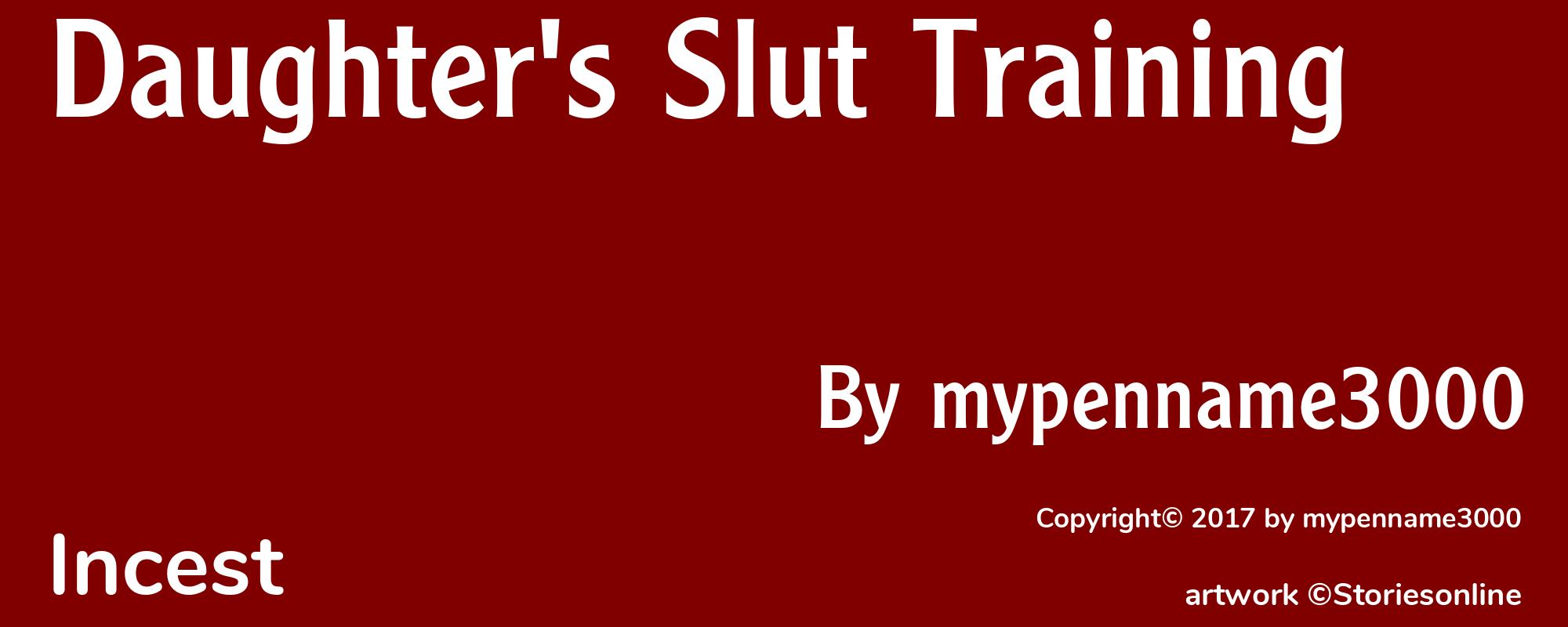 Daughter's Slut Training - Cover