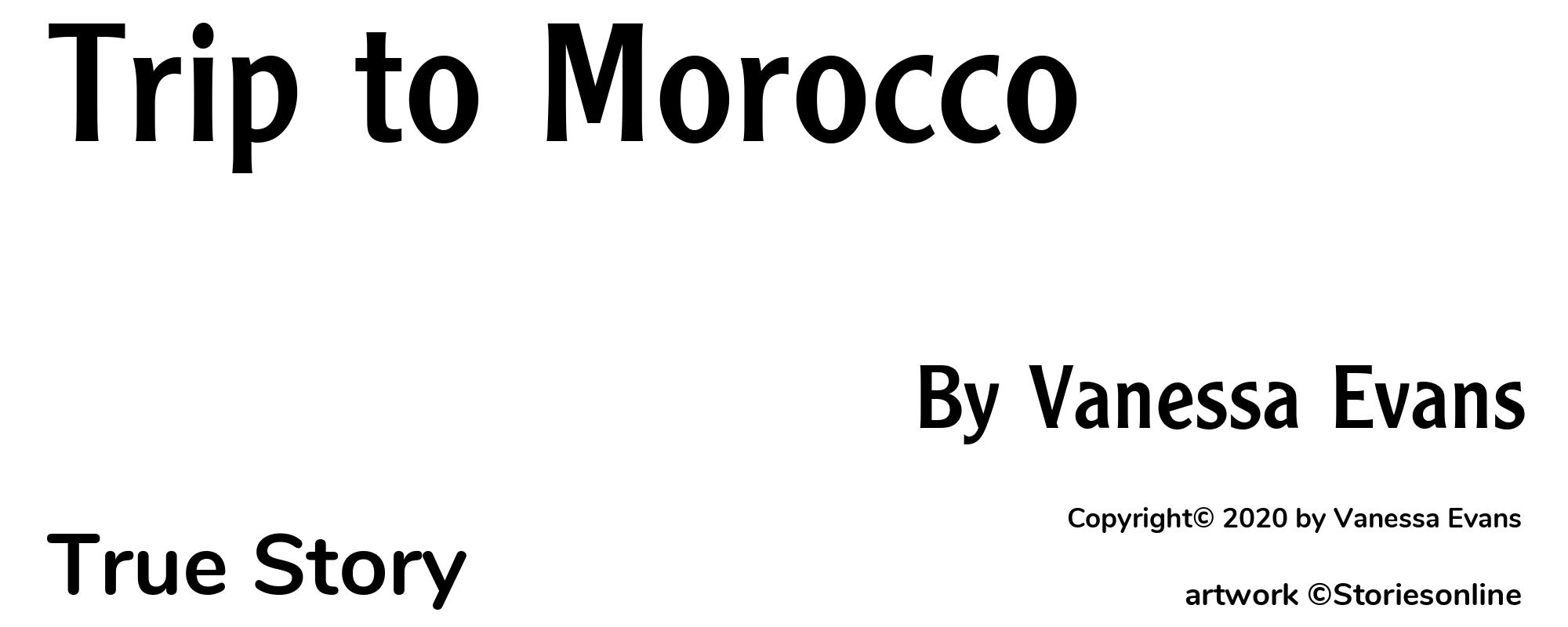 Trip to Morocco - Cover