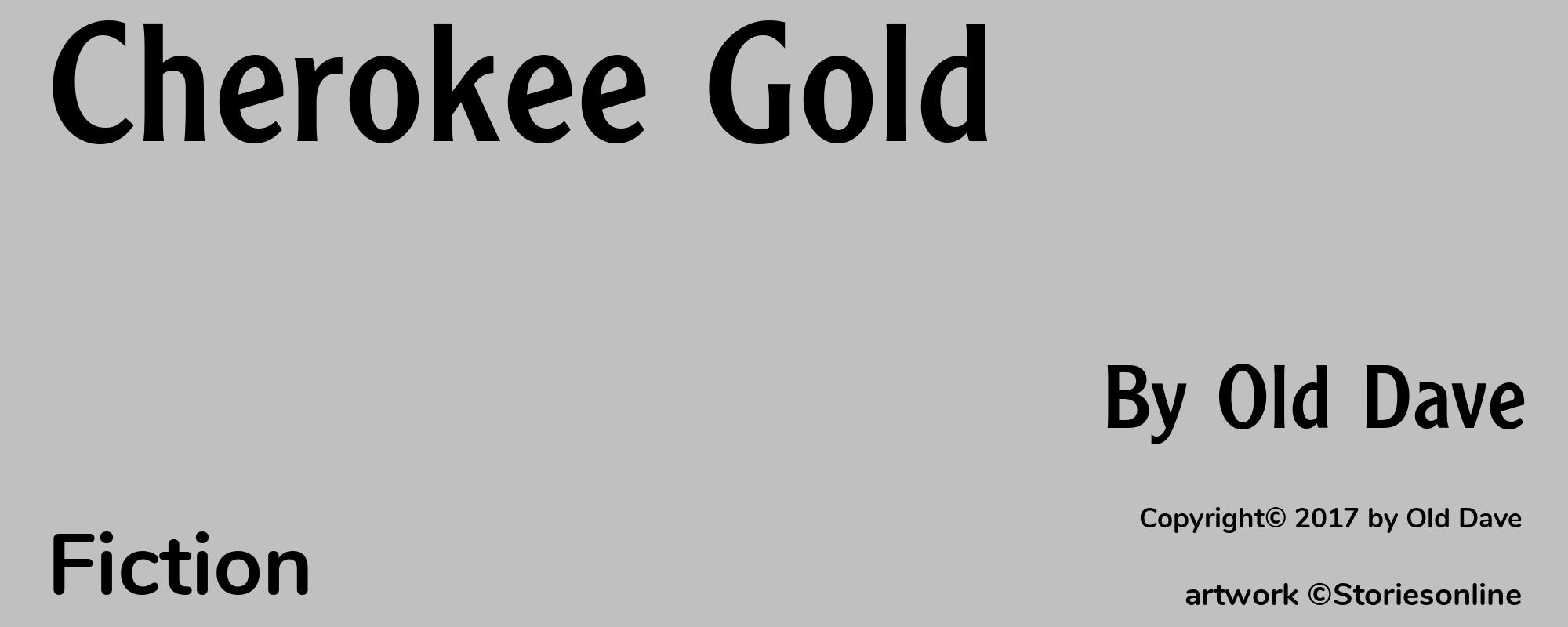 Cherokee Gold - Cover