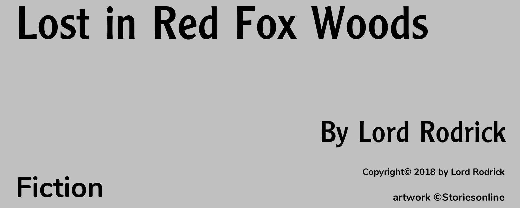 Lost in Red Fox Woods - Cover
