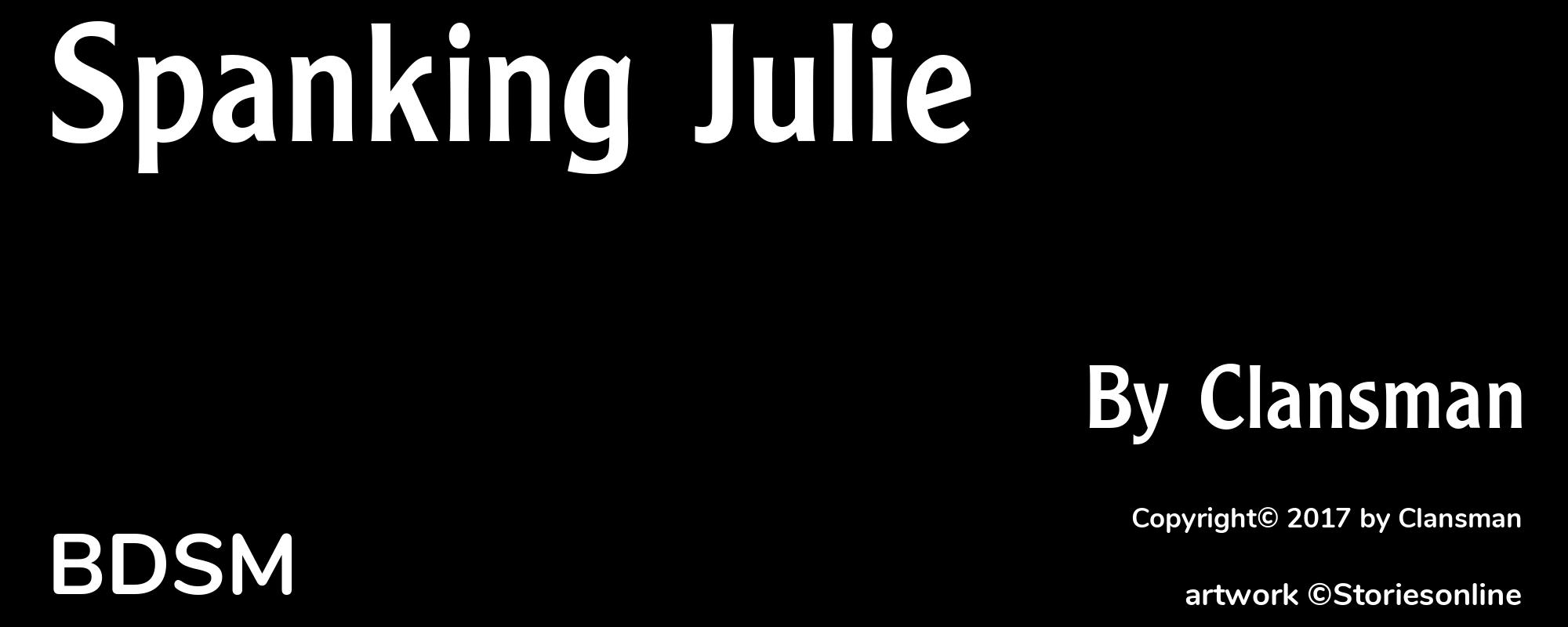 Spanking Julie - Cover
